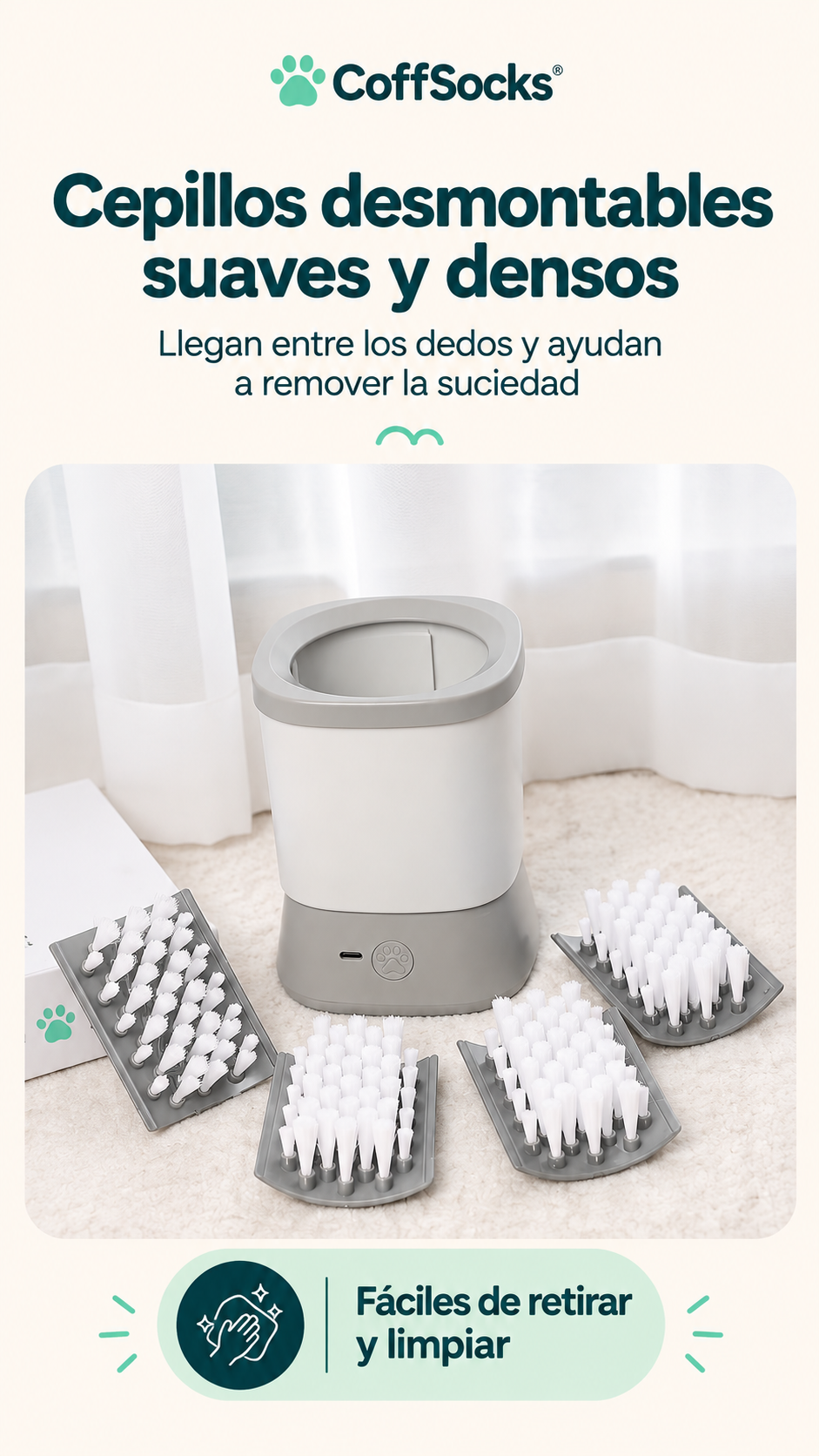 Lavapatas Eléctrico para Perros | CoffSocks