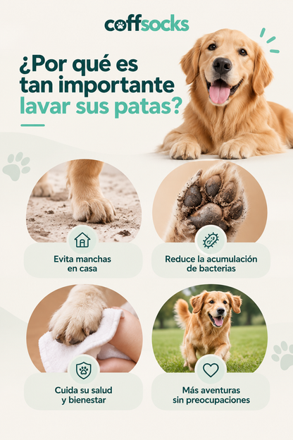 Lavapatas Eléctrico para Perros | CoffSocks